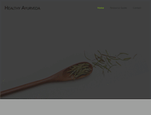 Tablet Screenshot of healthyayurveda.com
